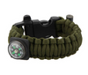Buckle Compass Multi-color Paracord Cord Emergency Kit Survival Bracelet